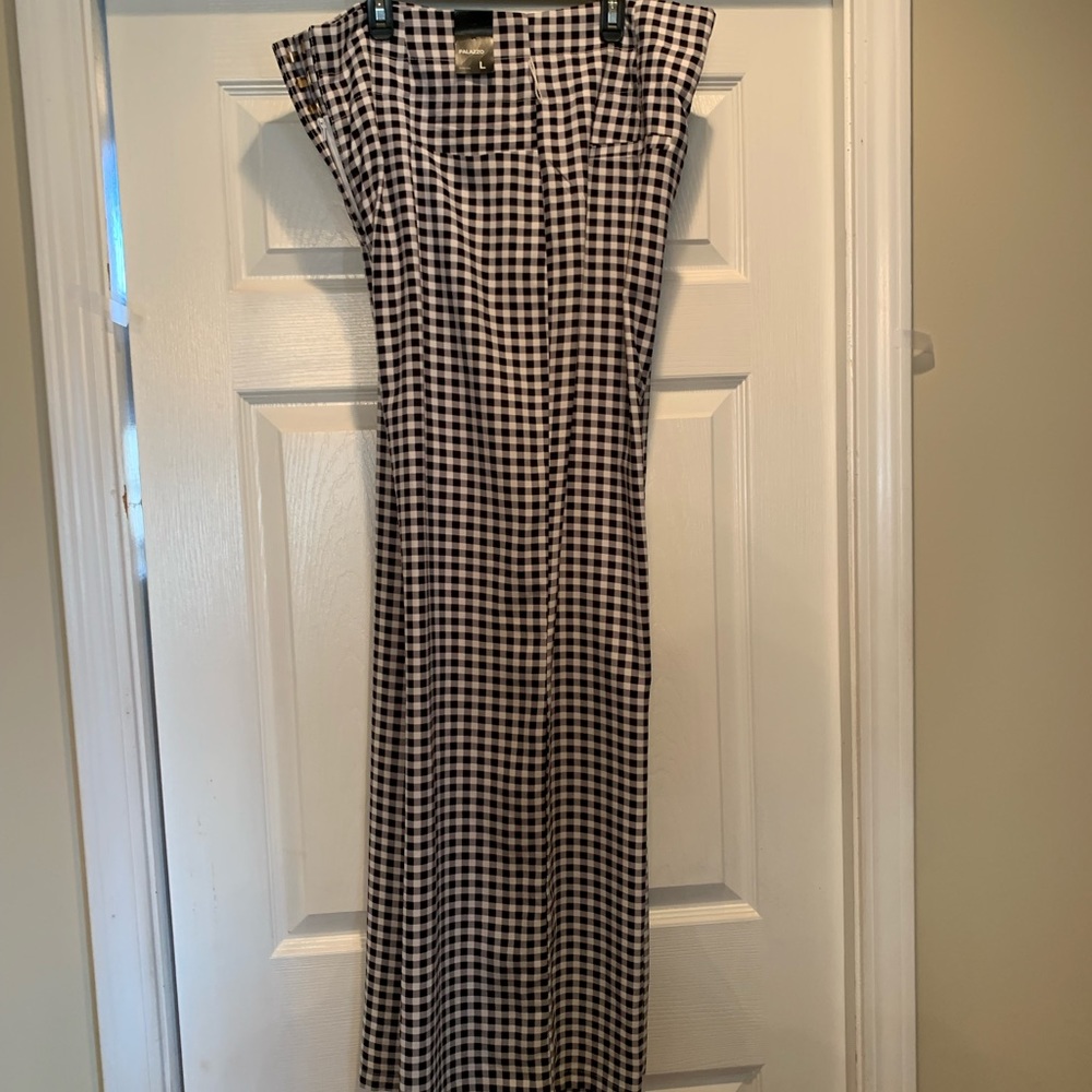 NWT, NY&CO 7th Ave Desugn Studio, Black Checked Dress Pants.